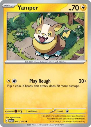 Yamper (030/094) - MPF  - Common - Reverse Holofoil
