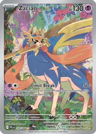 Zacian (100/094) - MPF  - Illustration Rare - Holofoil