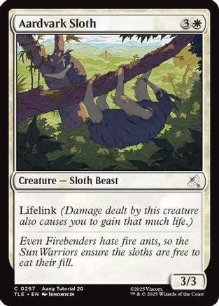 Aardvark Sloth (0267) (TLE-267) - common