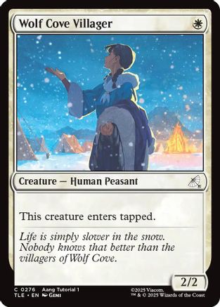 Wolf Cove Villager (0276) (TLE-276) - common