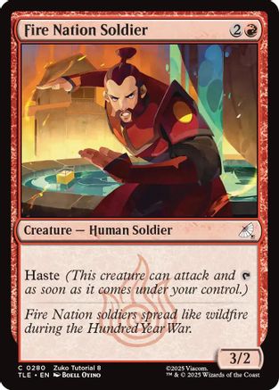 Fire Nation Soldier (0280) (TLE-280) - common