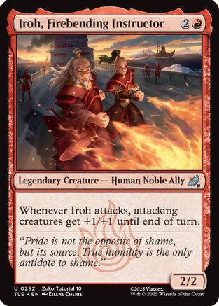 Iroh, Firebending Instructor (0282) (TLE-282) - uncommon