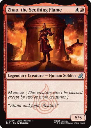 Zhao, the Seething Flame (0286) (TLE-286) - uncommon
