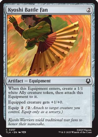 Kyoshi Battle Fan (TLA-257) - common - Foil