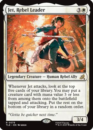 Jet, Rebel Leader (TLE-078) - rare