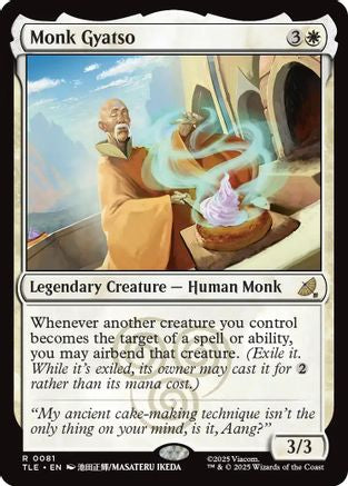 Monk Gyatso (TLE-081) - rare - Foil