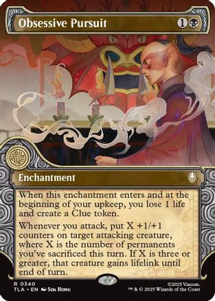 Obsessive Pursuit (Showcase) (TLA-340) - rare - Foil