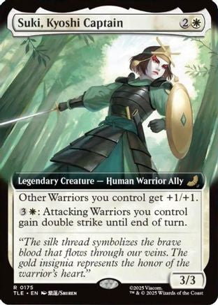 Suki, Kyoshi Captain (Extended Art) (TLE-175) - rare