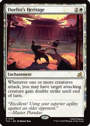 Duelist's Heritage (TLE-153) - rare
