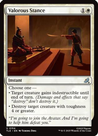 Valorous Stance (TLE-154) - uncommon - Foil