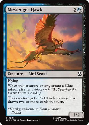 Messenger Hawk (TLA-234) - common - Foil