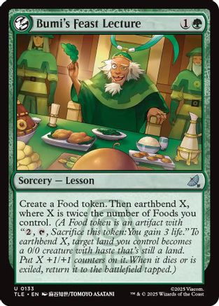 Bumi's Feast Lecture (TLE-133) - uncommon - Foil