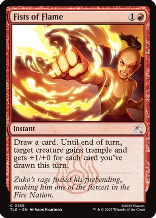 Fists of Flame (TLE-166) - common