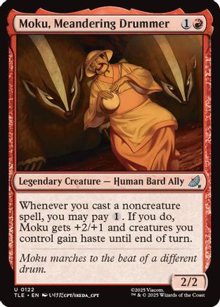 Moku, Meandering Drummer (TLE-122) - uncommon