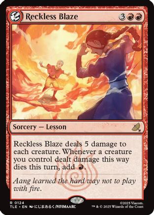 Reckless Blaze (TLE-124) - rare