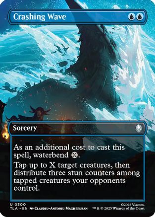 Crashing Wave (Borderless) (TLA-300) - uncommon