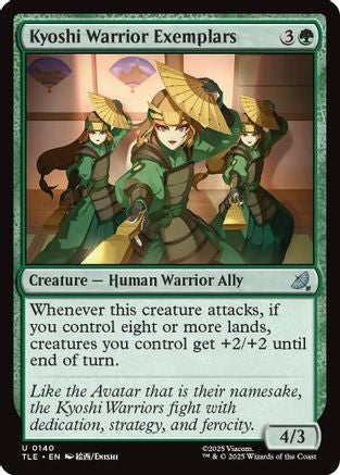 Kyoshi Warrior Exemplars (TLE-140) - uncommon
