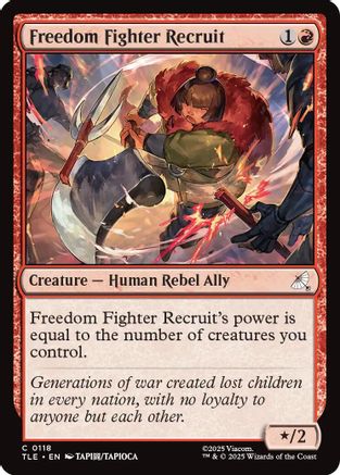 Freedom Fighter Recruit (TLE-118) - common
