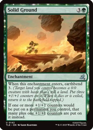 Solid Ground (TLE-142) - uncommon - Foil