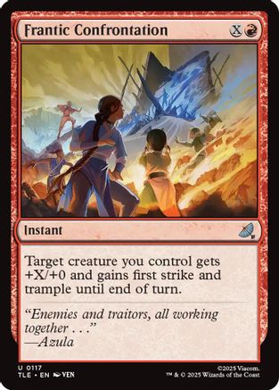 Frantic Confrontation (TLE-117) - uncommon - Foil