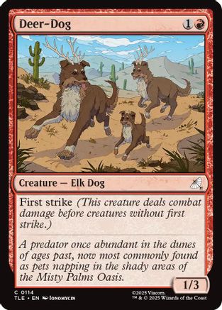 Deer-Dog (TLE-114) - common - Foil