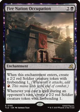 Fire Nation Occupation (TLE-105) - rare