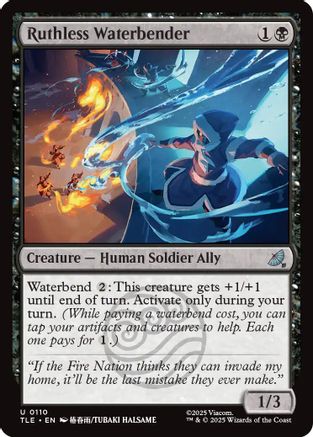 Ruthless Waterbender (TLE-110) - uncommon