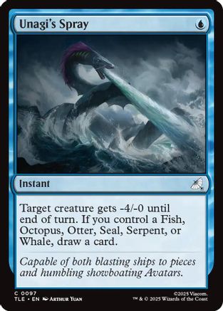 Unagi's Spray (TLE-097) - common - Foil