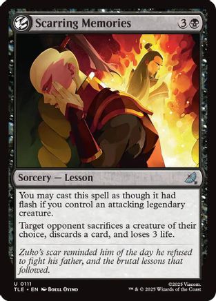 Scarring Memories (TLE-111) - uncommon - Foil