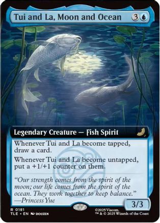 Tui and La, Moon and Ocean (Extended Art) (TLE-181) - rare - Foil