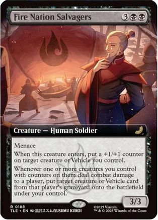 Fire Nation Salvagers (Extended Art) (TLE-188) - rare