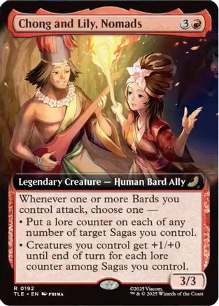 Chong and Lily, Nomads (Extended Art) (TLE-192) - rare
