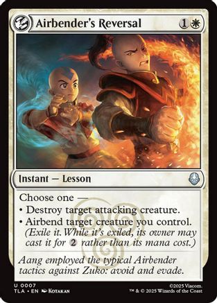 Airbender's Reversal (TLA-007) - uncommon