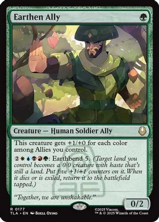 Earthen Ally (TLA-177) - rare - Foil