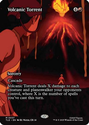 Volcanic Torrent (Borderless) (TLE-037) - mythic