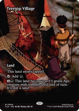Treetop Village (Borderless) (TLE-060) - mythic - Foil