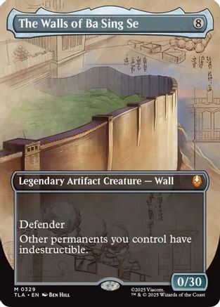 The Walls of Ba Sing Se (Borderless) (TLA-329) - mythic - Foil