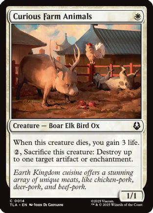 Curious Farm Animals (TLA-014) - common - Foil