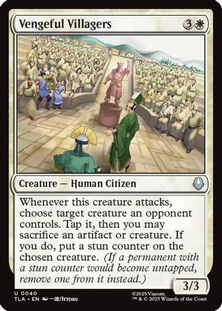 Vengeful Villagers (TLA-040) - uncommon - Foil