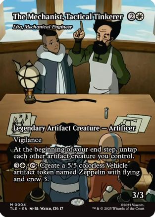 The Mechanist, Tactical Tinkerer - Lita, Mechanical Engineer (Borderless) (TLE-004) - mythic