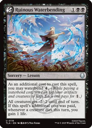 Ruinous Waterbending (TLA-118) - common - Foil