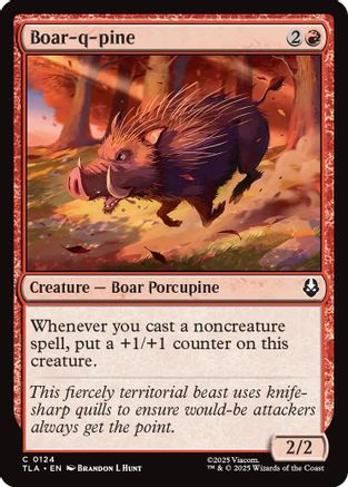 Boar-q-pine (TLA-124) - common - Foil