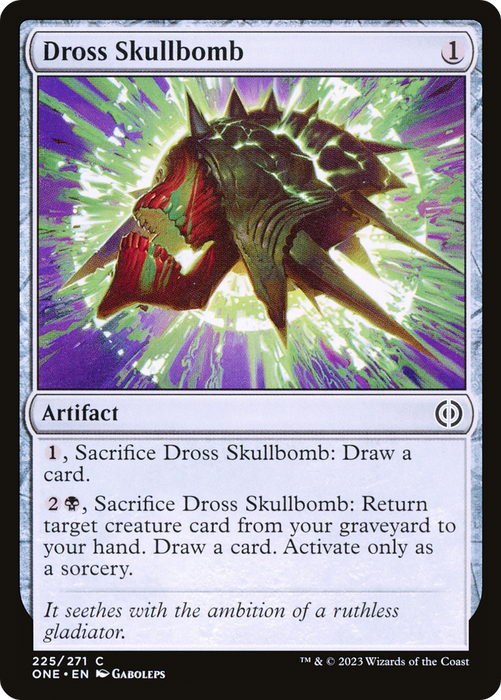 Dross Skullbomb (ONE-225) - common - Foil