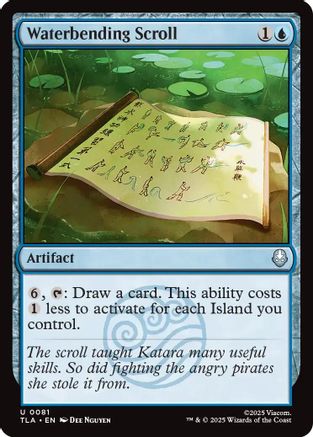 Waterbending Scroll (TLA-081) - uncommon
