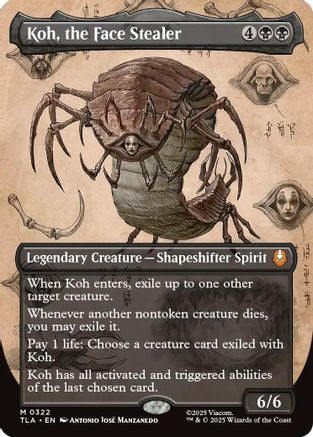 Koh, the Face Stealer (Borderless) (TLA-322) - mythic