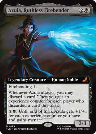 Azula, Ruthless Firebender (Extended Art) (TLE-184) - mythic