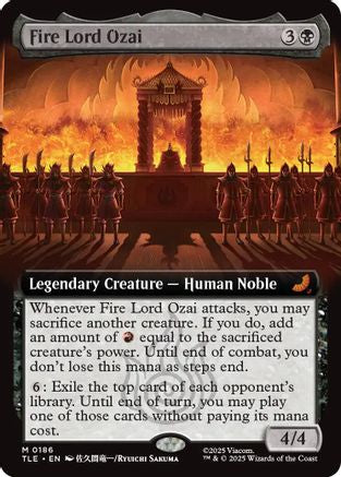 Fire Lord Ozai (Extended Art) (TLE-186) - mythic