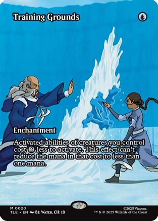 Training Grounds (Borderless) (TLE-020) - mythic