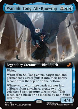 Wan Shi Tong, All-Knowing (Extended Art) (TLE-182) - mythic - Foil