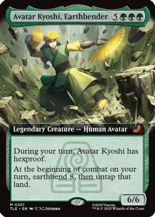 Avatar Kyoshi, Earthbender (Extended Art) (TLE-201) - mythic - Foil